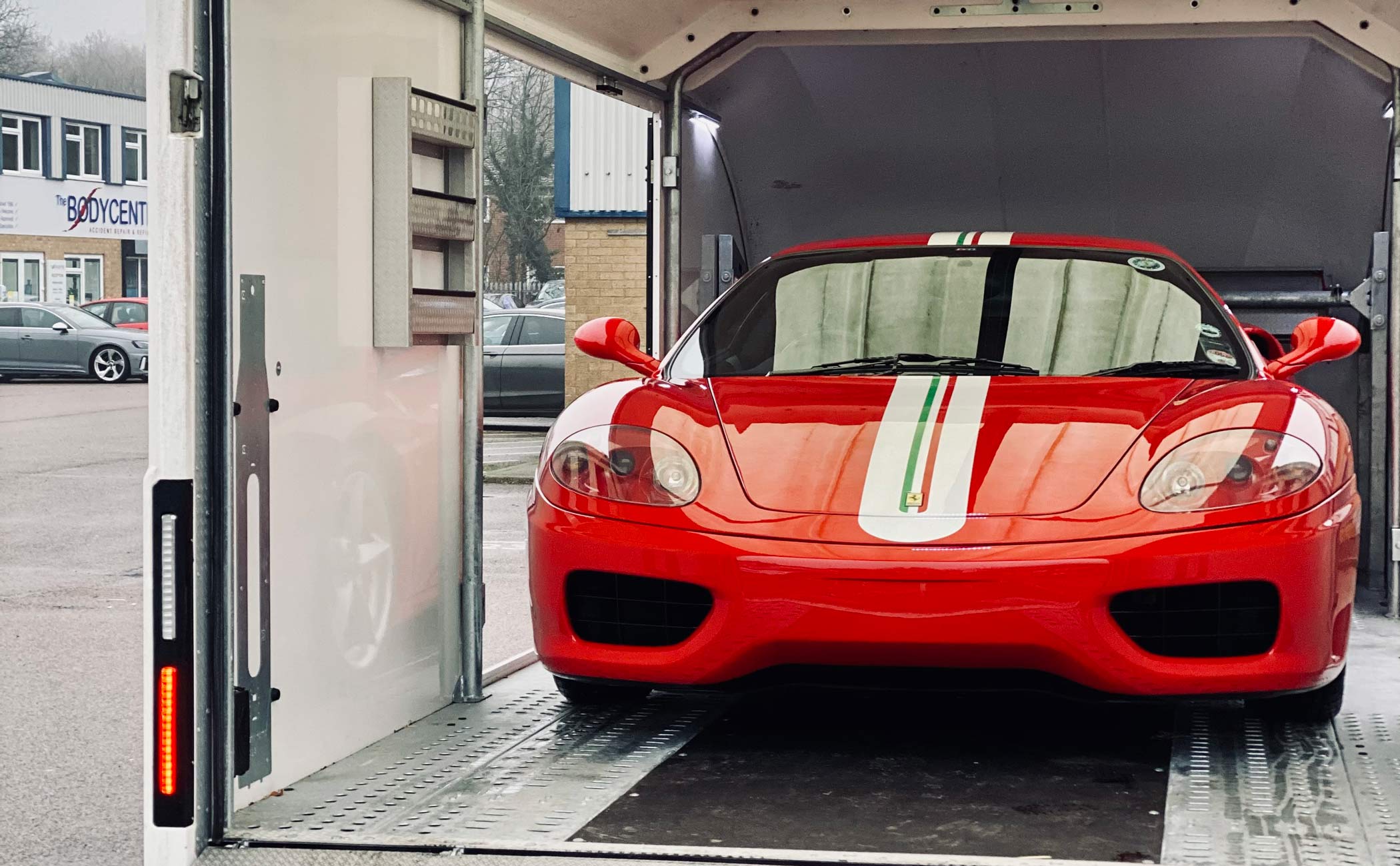 Ferrari in mobile valeting service